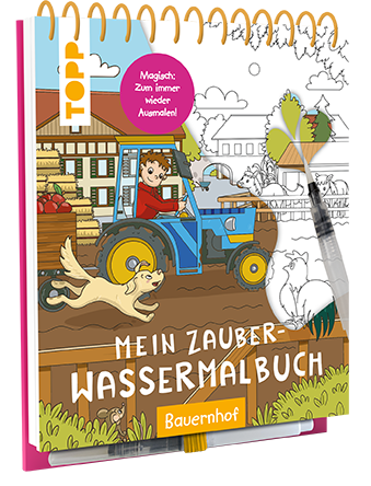 Mein Zauber-Wassermalbuch Bauernhof 